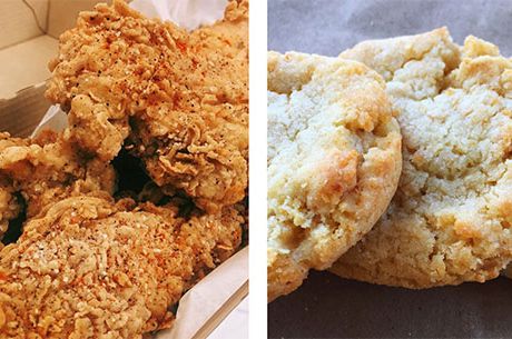 Fried Chicken and Ritz Cracker Cookies